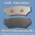 D556 SUZUKI low metal brake pads of Grand Vitara 1998- F